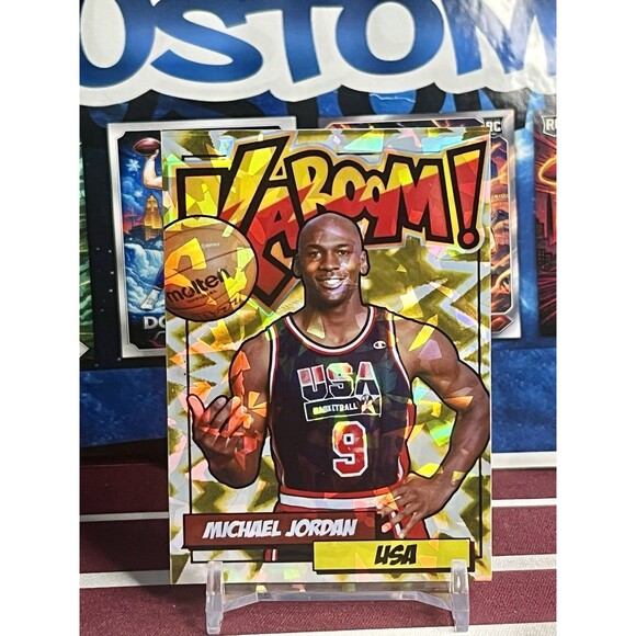 Michael Jordan 16 Card Lot Cracked Ice Holographic Custom Trading Cards Jordan - Picture 13 of 16